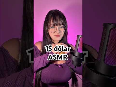 1$ dólar asmr 💵 #asmrsounds #asmrvideo #mouthsounds