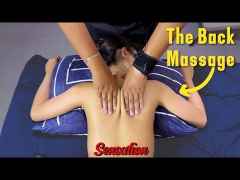 The Back Massage Sensation - ASMR Massage for Relaxing