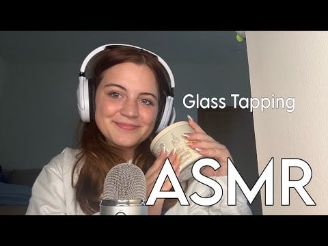 ASMR|| Glass Tapping and Mouthsounds 💛