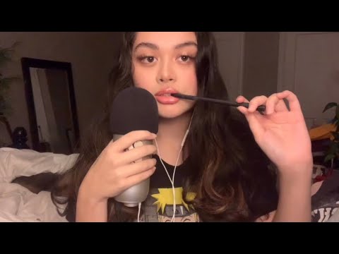 ASMR intense pen nibbling mouth sounds