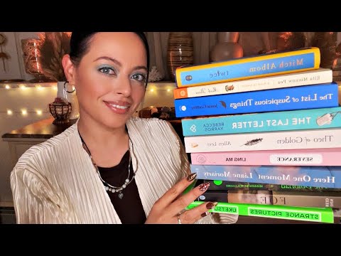 ASMR| Book Haul - My TBR List 📚✨ Book Tapping & Tracing (WHISPERED)
