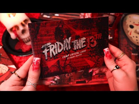 ASMR Friday The 13th x Glamlite Collection Unboxing 🩸🪓