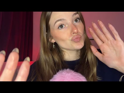 ASMR: BRUITS DE BOUCHE ET VISUEL DOUX POUR T’ENDORMIR PAISIBLEMENT💤👄 (hand movements & mouth sounds)