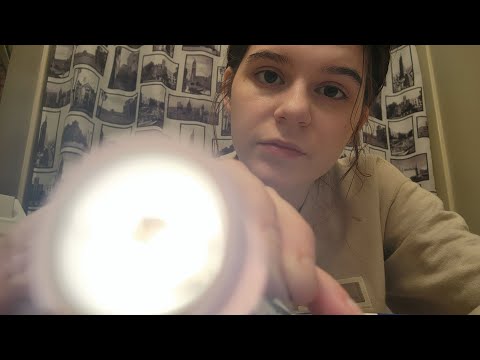 lofi asmr eye exam (soft spoken, light triggers, personal attention)