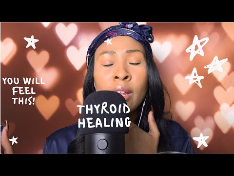 Thyroid + Endocrine Healing Session | Reiki Master Energy | ASMR Tingles | hormones Full Face April