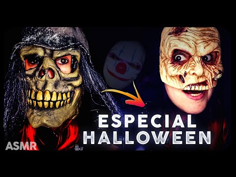 ASMR Español ► ESPECIAL MASCARAS DE HALLOWEEN con Susurros | Zeiko ASMR