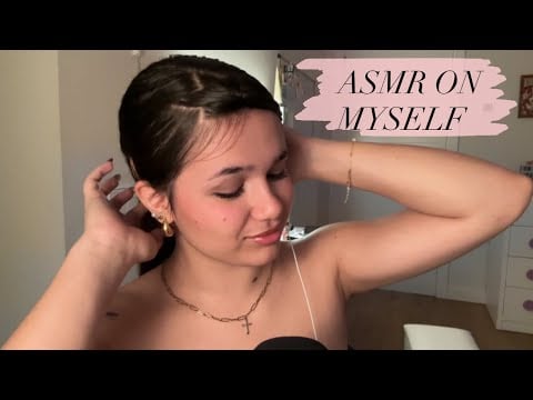 asmr on myself ⭐️ | Body and hair triggers 