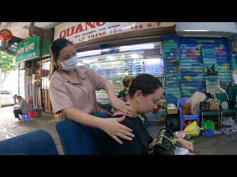 Masaje de cuello exprés en Vietnam 💆🏻‍♀️ *Descontracturante*