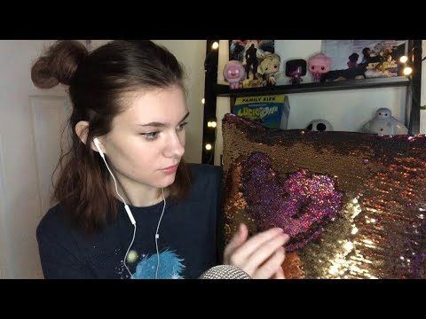 ASMR | Tingly Sequin Pillow Scratching ✨