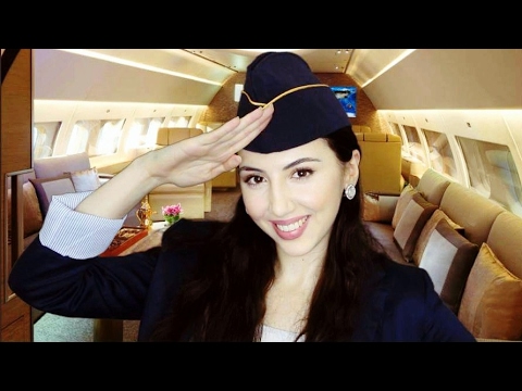 ASMR FIRST CLASS Flight & SPA Service - Flight Attendant Role Play