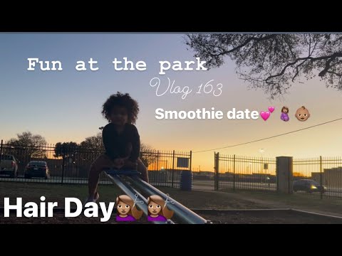 Vlog #163 - Styling my Hair & Going to the park