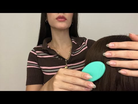 DURMA EM 15 MINUTOS COM ESSES SONS DE BOCA E CAFUNÉ 💆🏻‍♀️ #asmr #scalpmassage 