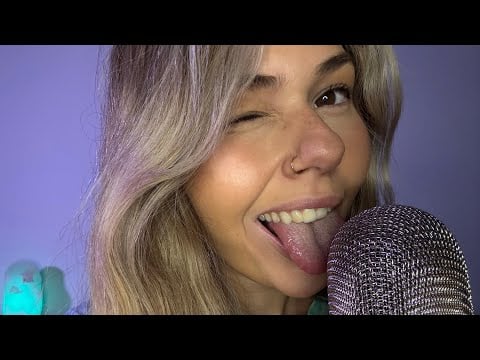 ASMR SLOW Mouth Sounds + Tongue Sounds👄