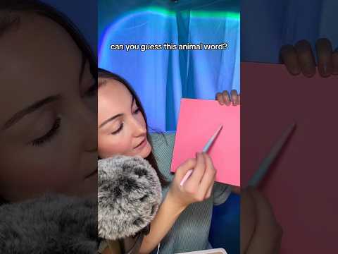 ASMR Guess the Animal Word