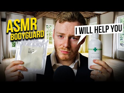 ASMR | Bodyguard cleans you up "After Brawl" - Personal Attention