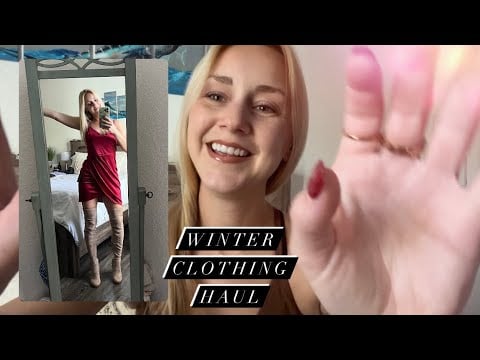 ASMR Winter Clothing Haul ❄️ (Lulu’s) soft spoken