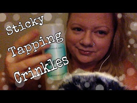 ASMR Crinkles| Sticky Sounds &Tapping (No Talking)