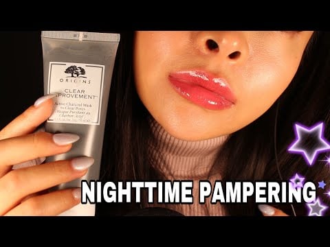 ASMR | CC takes care of  you with a Sunday night facial pampering ❤