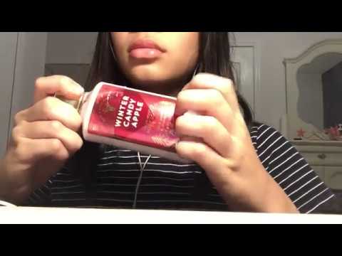 ASMR Tapping on Lotion Bottles