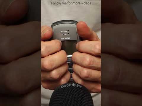 ASMR Tapping Fingernails On A Nokia 3210 Mobile #short