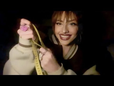 ASMR Measuring your face so your crush can sit on it.