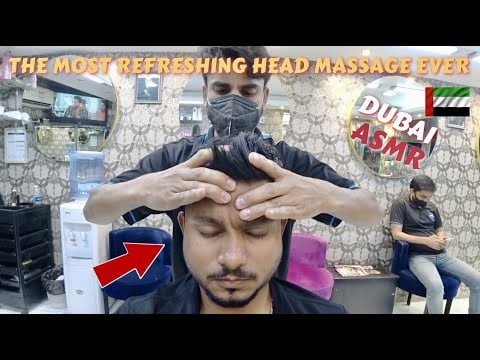 ASMR | The Most Refreshing Head Massage 🇦🇪