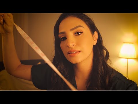 ASMR Doctor Sleep Clinic - Measuring You -  Soft Spoken Medical Sleep Exam