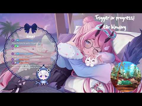 Comfy ASMR Stream to sleep and study to or something