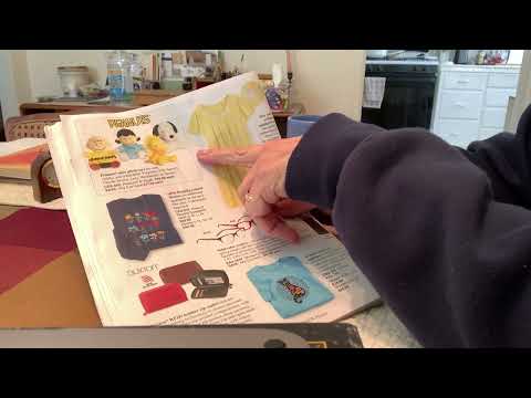 ASMR Page Turning, Clothing Catalog; Soft Spoken Commentary