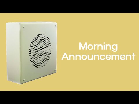 The Morning Announcements (ASMR Roleplay) [F4A]