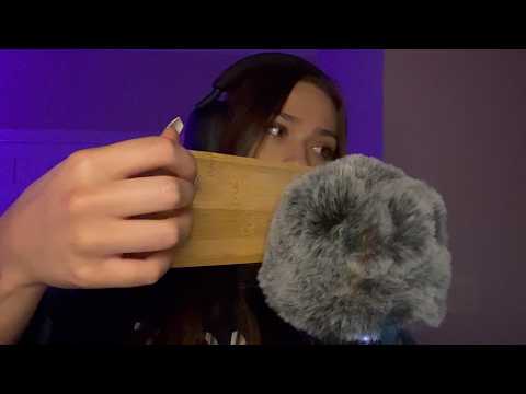 ASMR | Bamboo/Wood sounds (tapping, scratching, etc.)