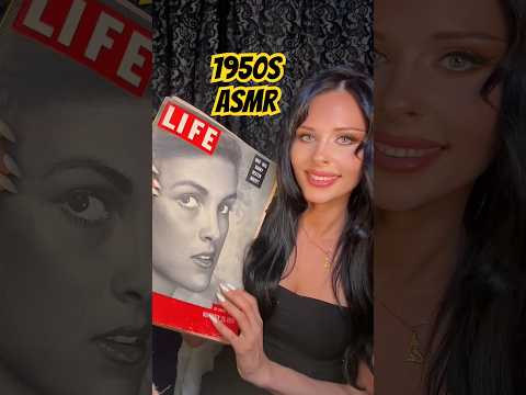 ASMR Vintage 1950s Magazine Whispering | Page Turning Relaxation & Tingles 🧜‍♀️