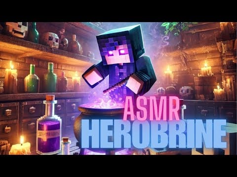 Minecraft ASMR: Making The Herobrine Summoning Potion