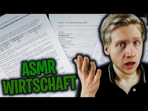 ASMR - Ich löse WIRTSCHAFTSAUFGABEN aus dem STUDIUM - #StudyASMR