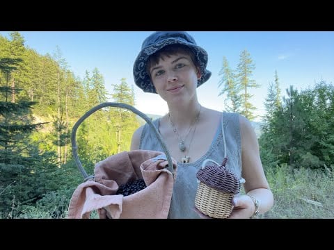 ASMR Foraging Berries in the Idaho Panhandle National Forest (soft spoken)