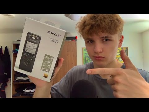 ASMR UNBOXING NEW SONY MIC
