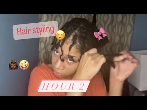 ASMR - Re-braiding my Hair (Part 4/6)