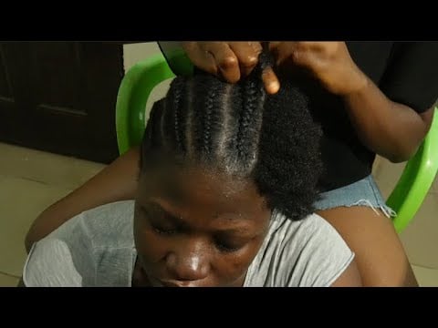 ASMR Relaxing Hair Oiling, hair Braiding & Gun Chewing @barciASMR  💆🏾‍♀️