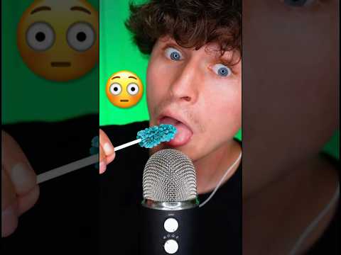 It POPS in Your Mouth?! 😳🍭 #asmr #shorts