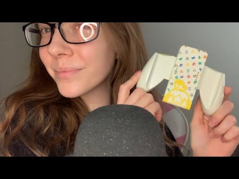 ASMR Tapping On An Animal Crossing Joy-Con Grip | No Talking