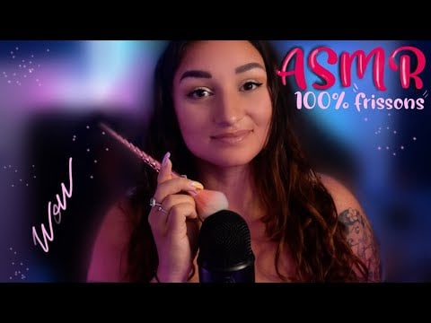 ASMR FRANÇAIS : VOS MOTS DÉCLENCHEURS PRÉFÉRÉS 😍 (+ brushing)