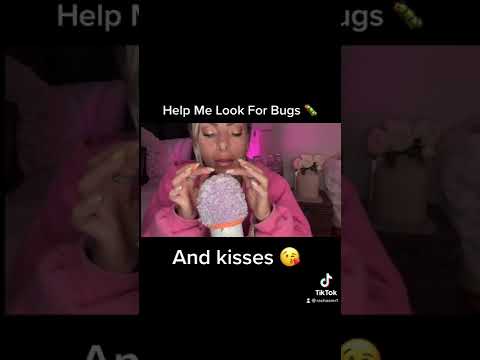 ASMR LOOKING FOR BUGS 🐛 AND GIVING KISSES (Full video on patreon)