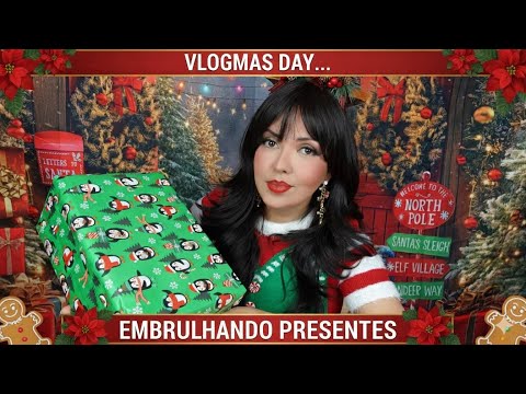 ASMR Embrulhando Presentes e Calendario do Advento #vozsuave 
