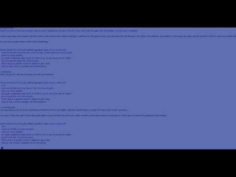 ASMR Interactive Fiction - Bronze Part 1