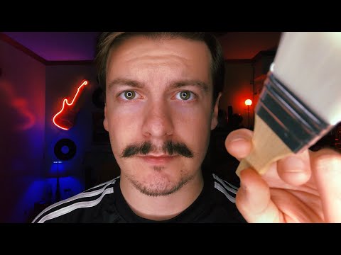 [ASMR] Face Brushing | Back to The Classics Part 1 | Visual ASMR Triggers