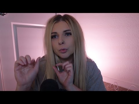 ASMR mouth sounds, body sounds, whisper ramble for deep sleep 💤 
