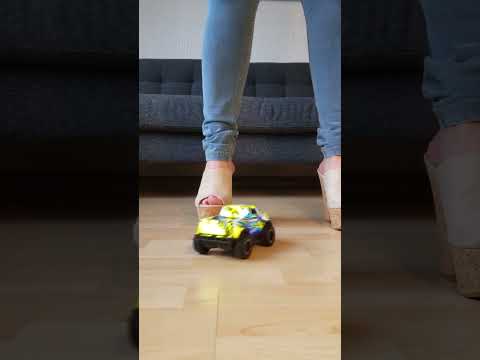 #Shorts - Experiment: High Heels vs RC Car #crush #asmr #heels