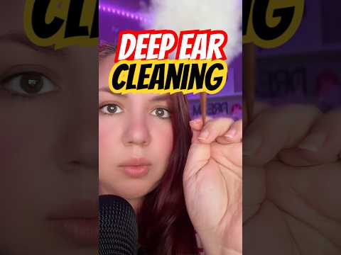 Deep ear cleaning exam #asmr