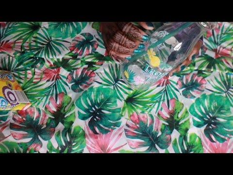 Tapping Plastic Water Bottle ASMR Eating sounds