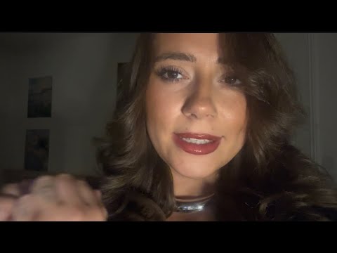 ASMR Spoolie Nibbling, Spit Painting, Chit Chat & Tingly Mouth Sounds  